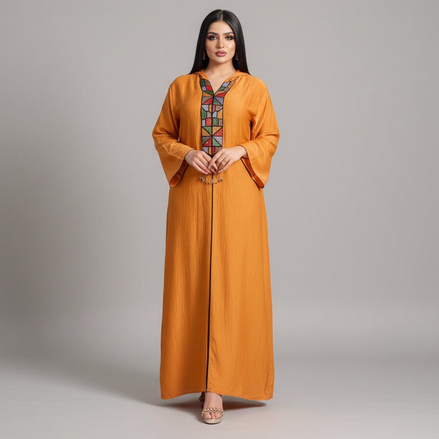 Beaded Embroidery Jalabiya