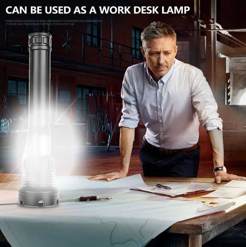 USB Rechargeable 100000 Lumens XHP160 Super Bright Bright Tactical LED Flashlight