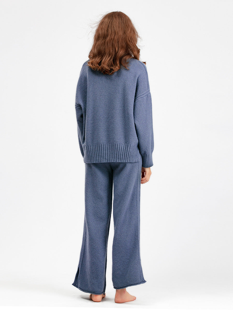 2-Piece Women's Knitted Sweater & Pants