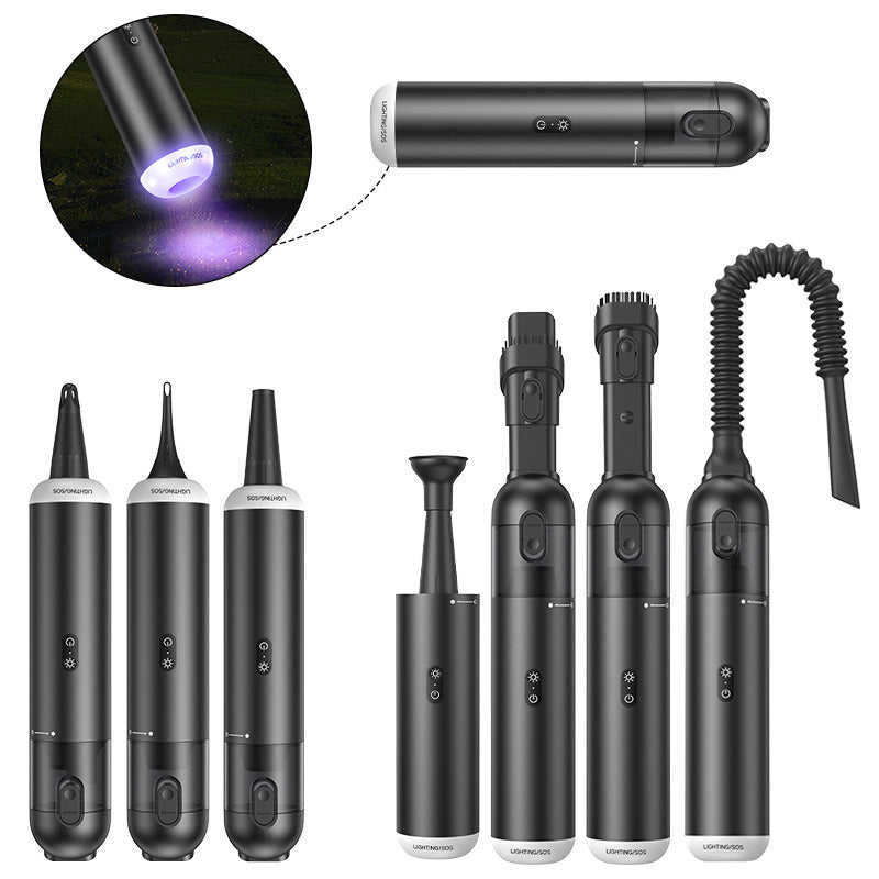 10KPa High-Suction Multifunctional Portable USB Mini Vacuum Cleaner for Car, Home, Office