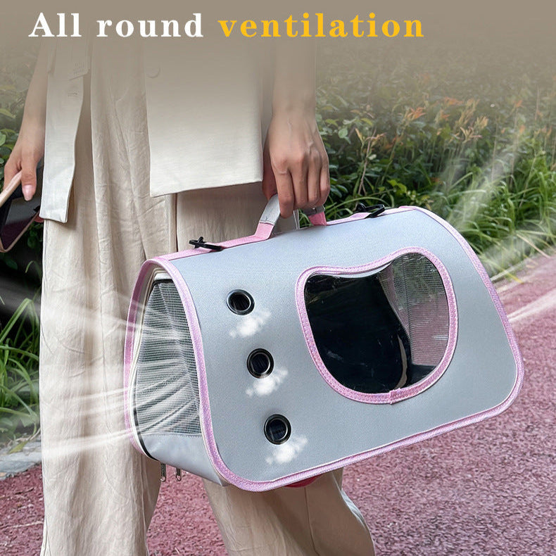 Pet Space Capsule Cat Bag, Portable & Foldable Pet Carrier