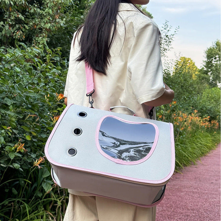Pet Space Capsule Cat Bag, Portable & Foldable Pet Carrier