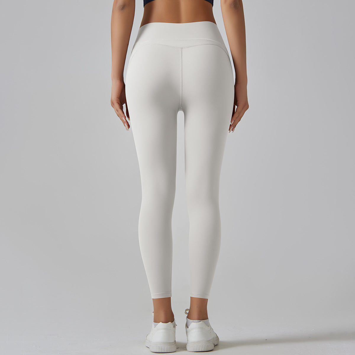 High-Waisted Fitness Leggings with Side Pocket