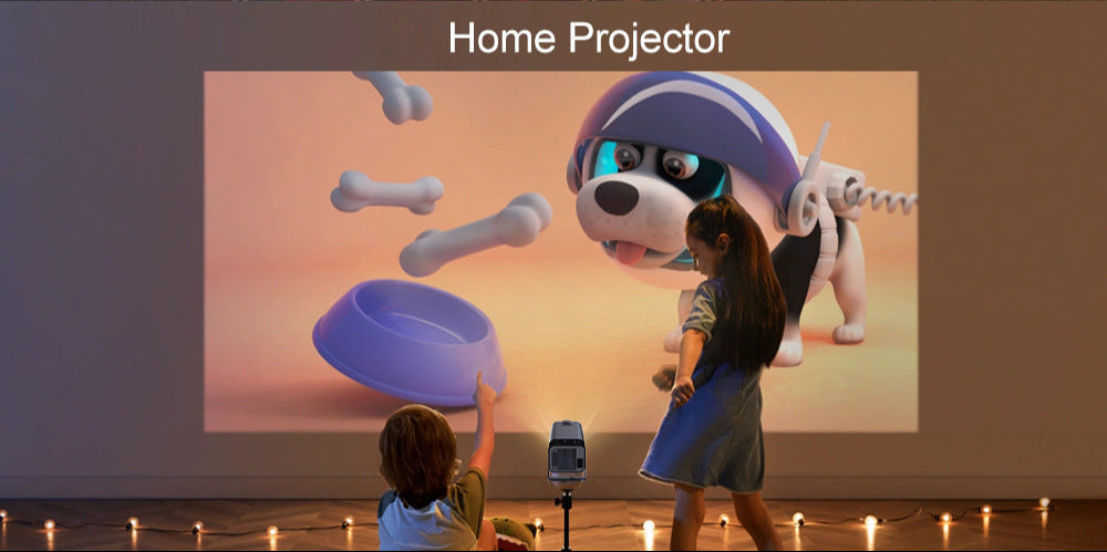 4K Ultra HD Android 11 HY320 Portable Mini Projector with 5.0 Bluetooth