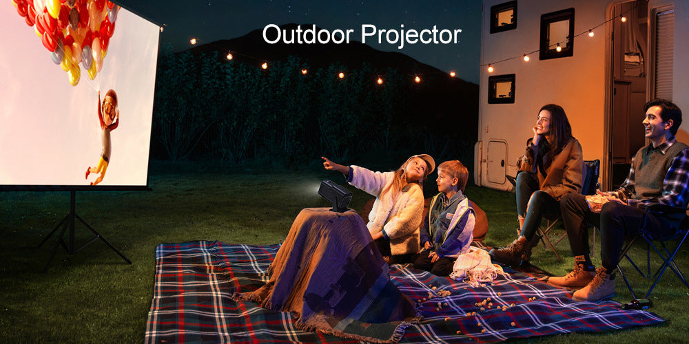 4K Ultra HD Android 11 HY320 Portable Mini Projector with 5.0 Bluetooth