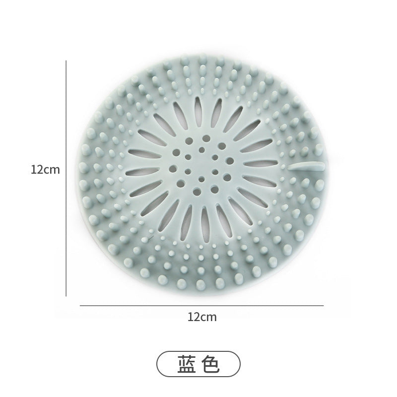 Bathroom/Kitchen Silicone Drain Cover, Hair Catcher