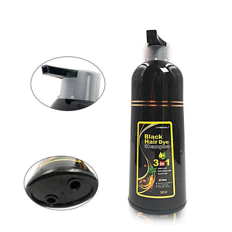 500ml Meidu Hair Dye Shampoo 3-in-1, for Dyeing, Shampooing and Conditioning
