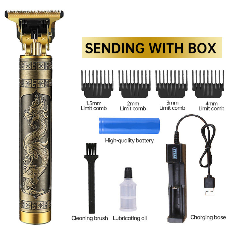 Professional Cordless Hair Clippers with LED Display