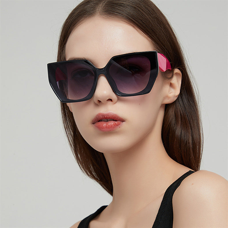 Oversized Square Cat-Eye Sunglasses
