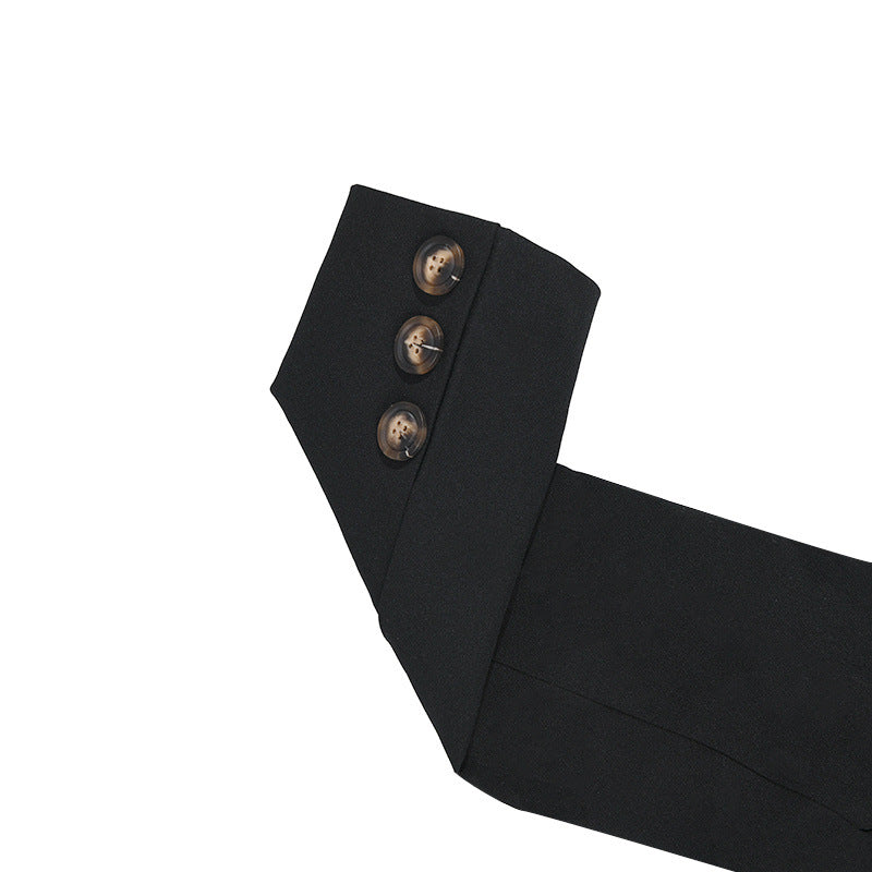 Irregular Denim Patchwork Blazer