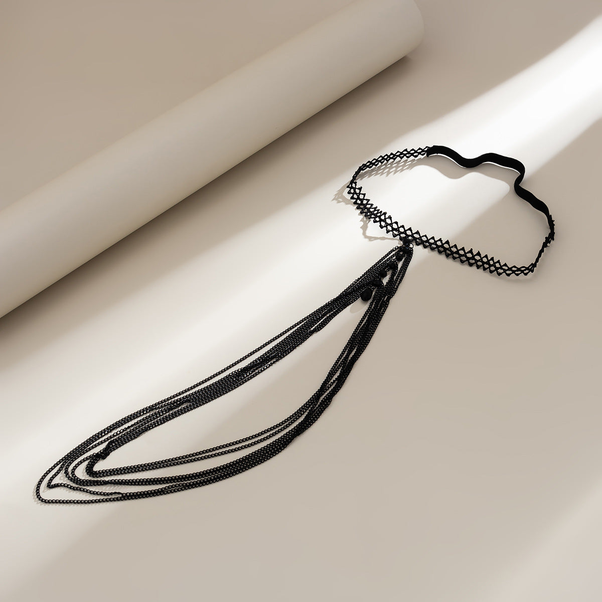 Multi-Layered Rhinestone Thigh Chain