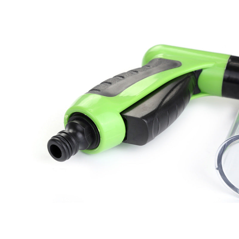 Hose Nozzle with Built-in Soap Dispenser