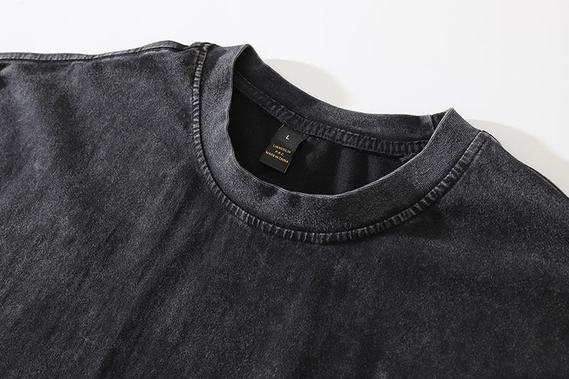 Oversized Vintage-Washed Graphic Tee