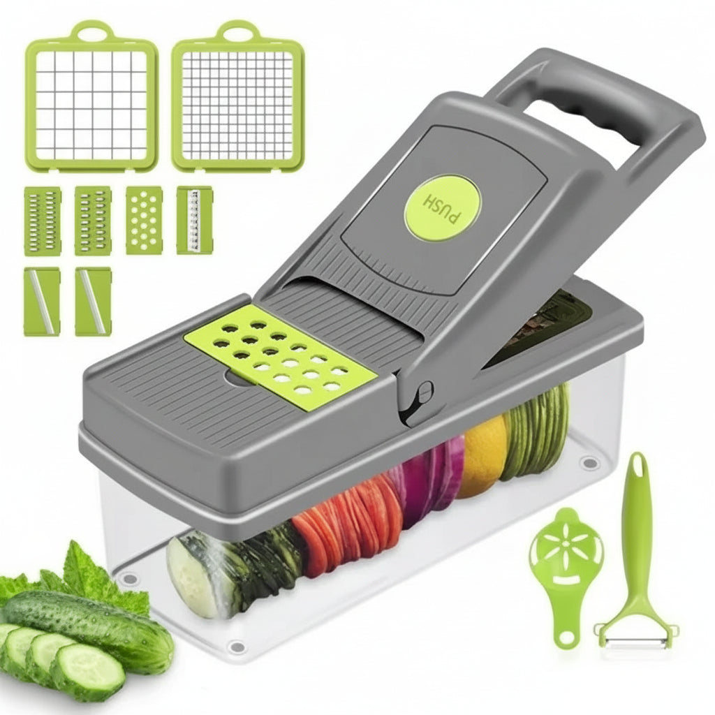 16-in1 Multifunctional Vegetable Chopper, Slicer and Grater