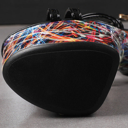 Glow-in-the-Dark Platform Stiletto Heeled Sandals