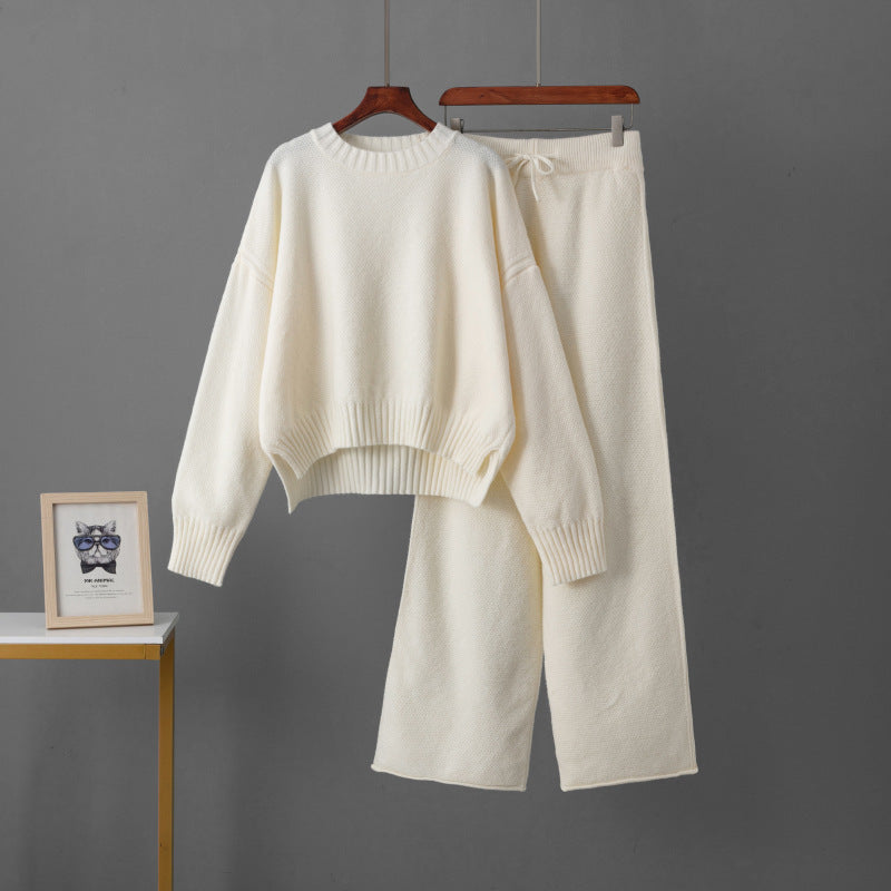 2-Piece Women's Knitted Sweater & Pants