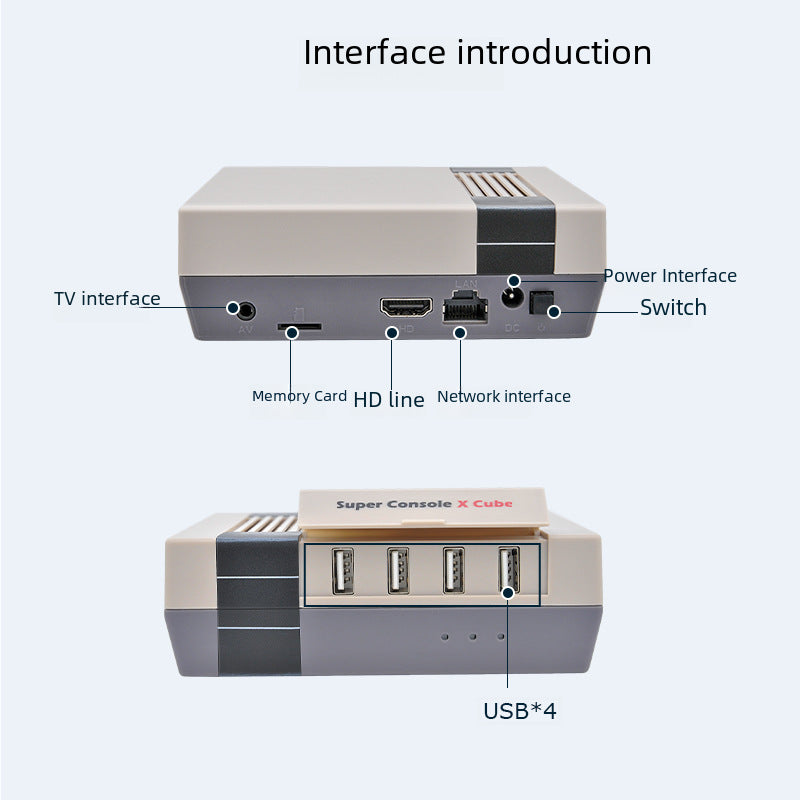 Super Console X Cube Built-In 50,000+ Games, Supports 50+ Emulators