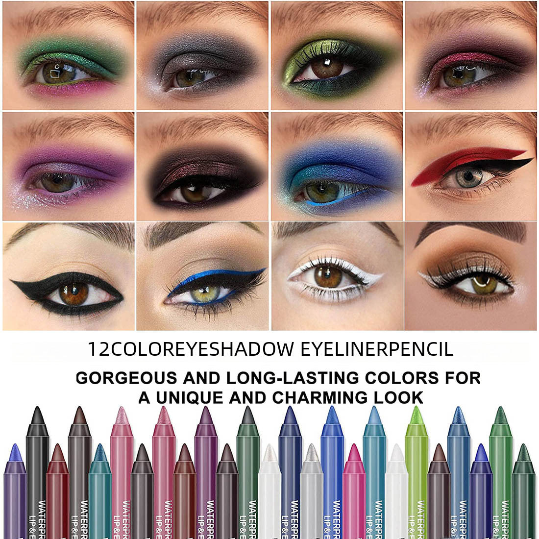 Multi-Colored Eyeliner Pencils
