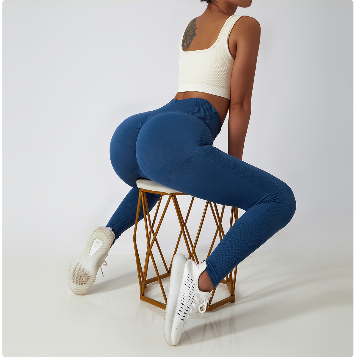 High-Waisted Seamless Fitness Leggings
