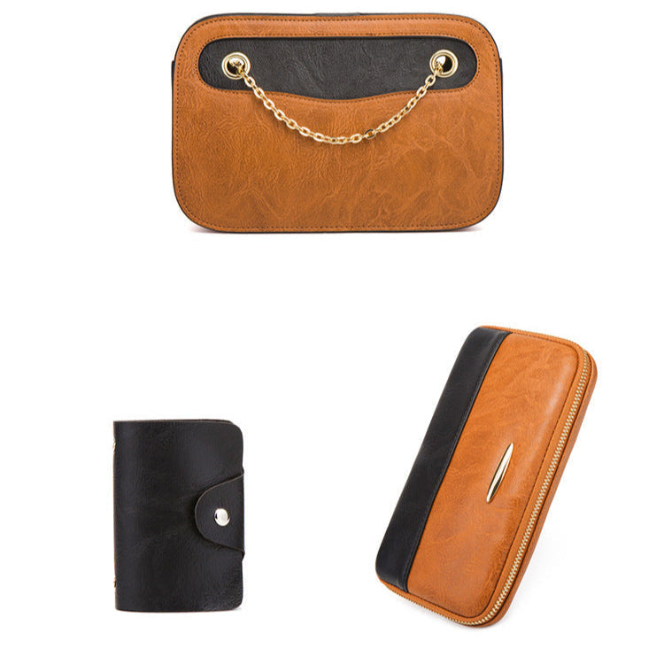 4-Piece PU Leather Handbag Set