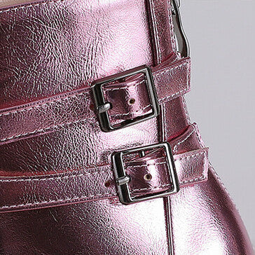 Peep Toe Lace-up Stiletto Ankle Boots