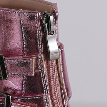 Peep Toe Lace-up Stiletto Ankle Boots