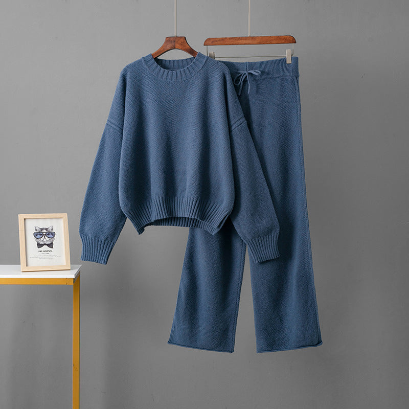 2-Piece Women's Knitted Sweater & Pants