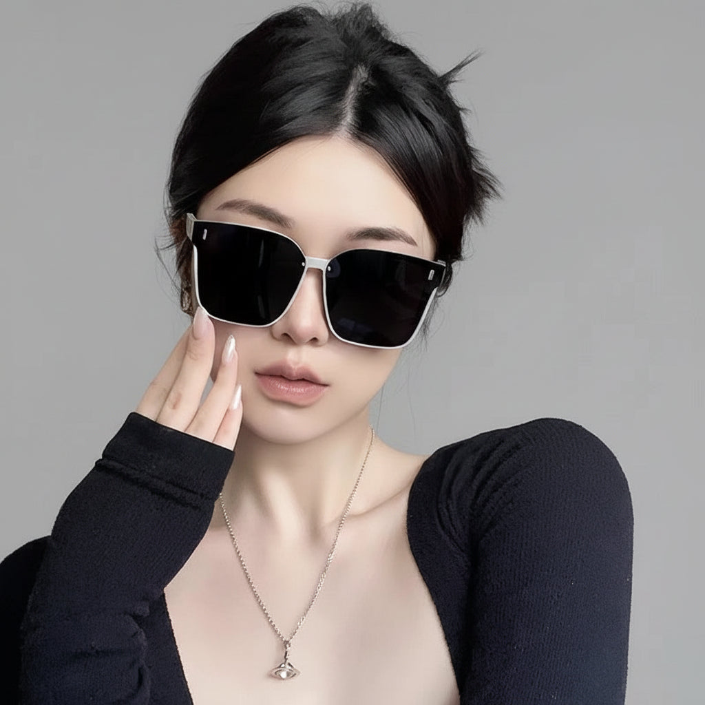 Oversized Square Sunglasses – Polarized