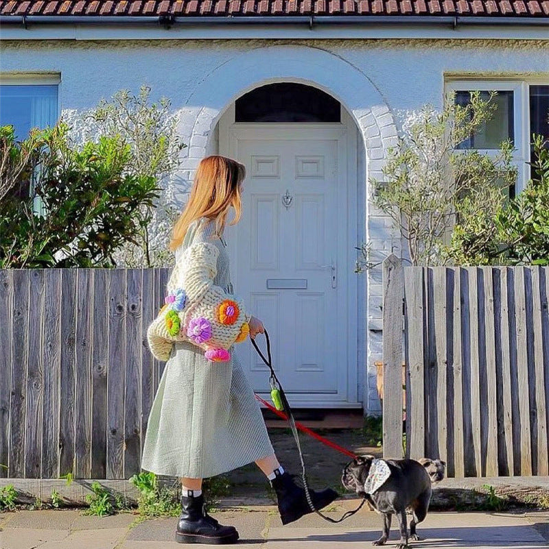 Cropped Chunky Knit Cardigan