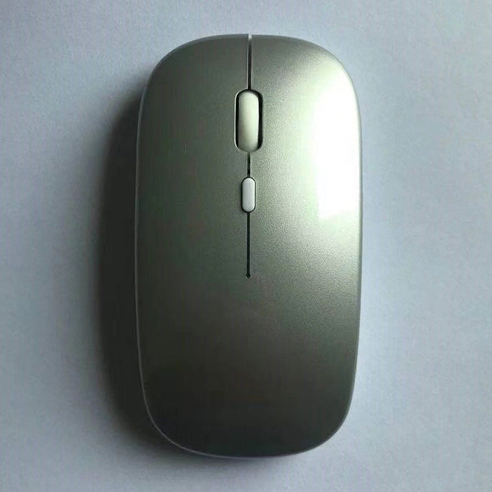 Rechargeable Dual-Mode Bluetooth 5.2 Wireless Mouse with 2.4GHz Receiver, Ultra-Silent Click & Colorful RGB LED Effects
