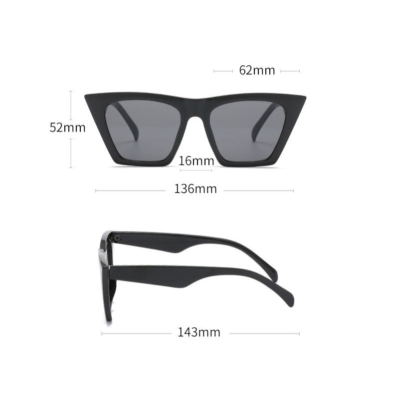 Cat-Eye Oversized Sunglasses
