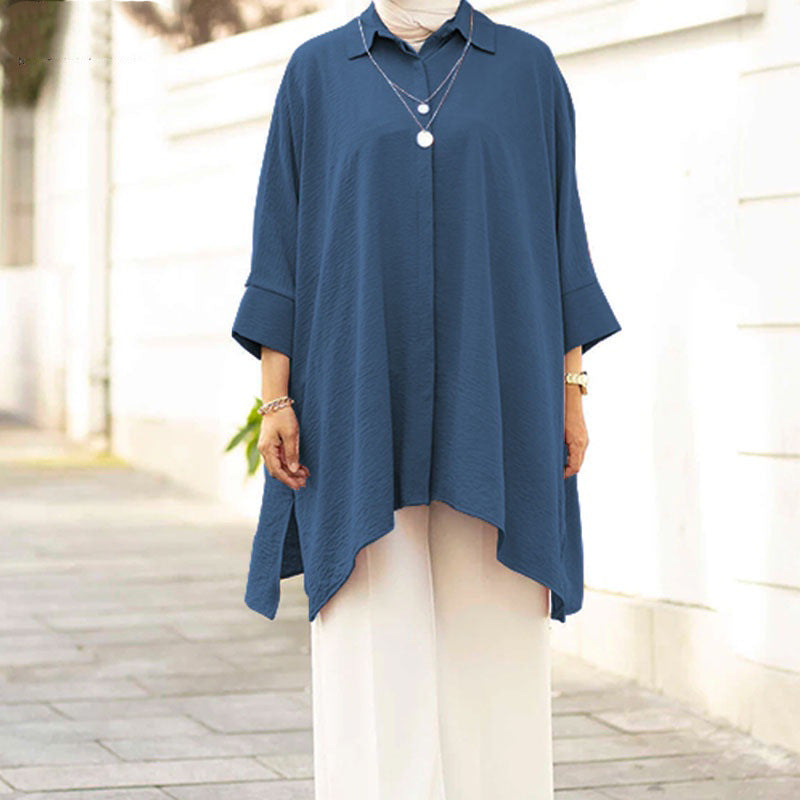 Oversized Asymmetrical Blouse