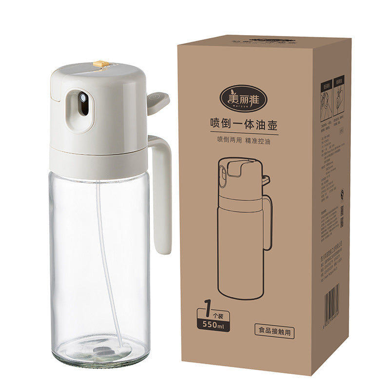 2-in-1 Oil Sprayer and Dispenser – 550ml/18.5oz