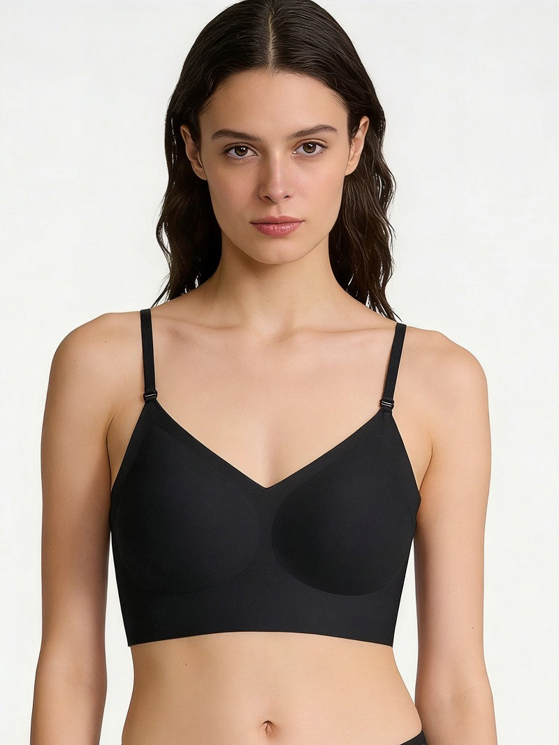 Seamless Wire-Free Low-Back Bralette