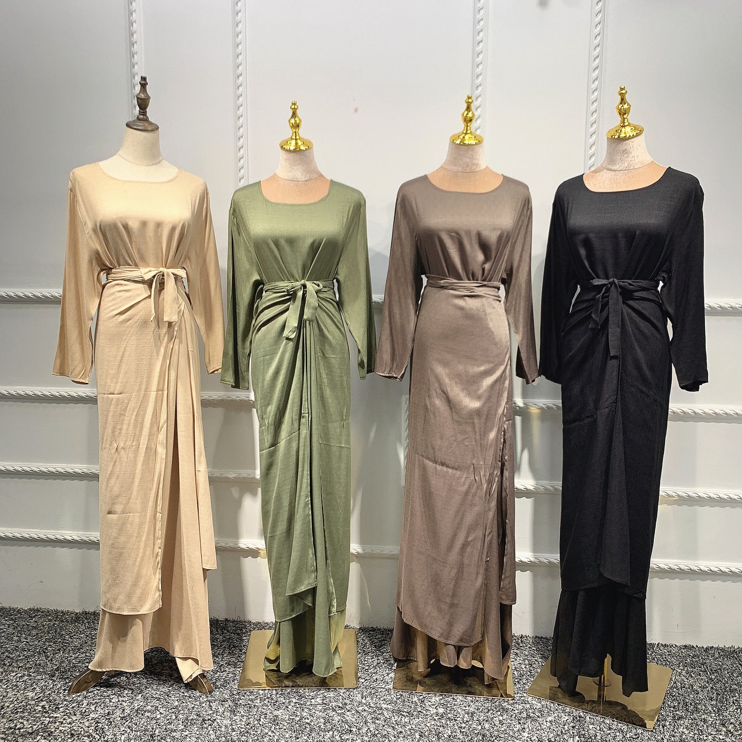 3-Piece Abaya Set