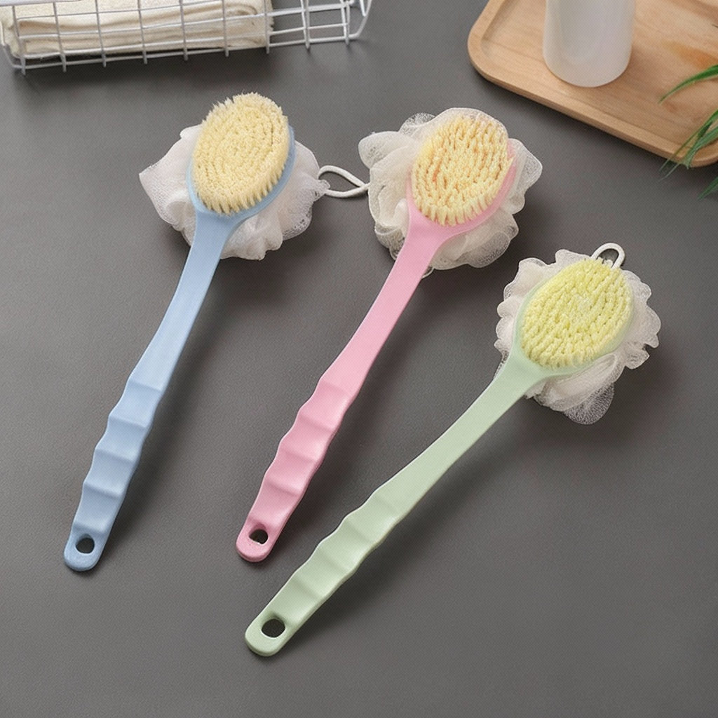 2-in-1 Long-Handled Bath Body Brush