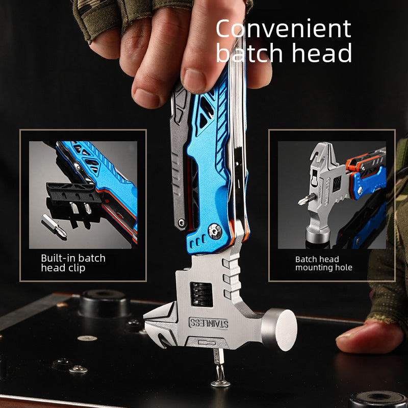 18-in-1 Folding Claw Hammer