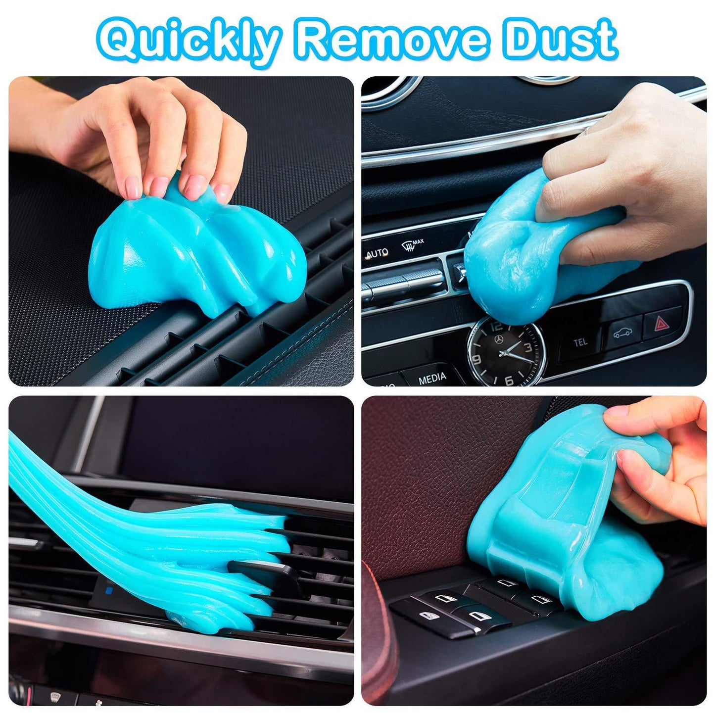 Multifunctional Reusable Car Cleaning Gel for Cars, Homes, Electronics