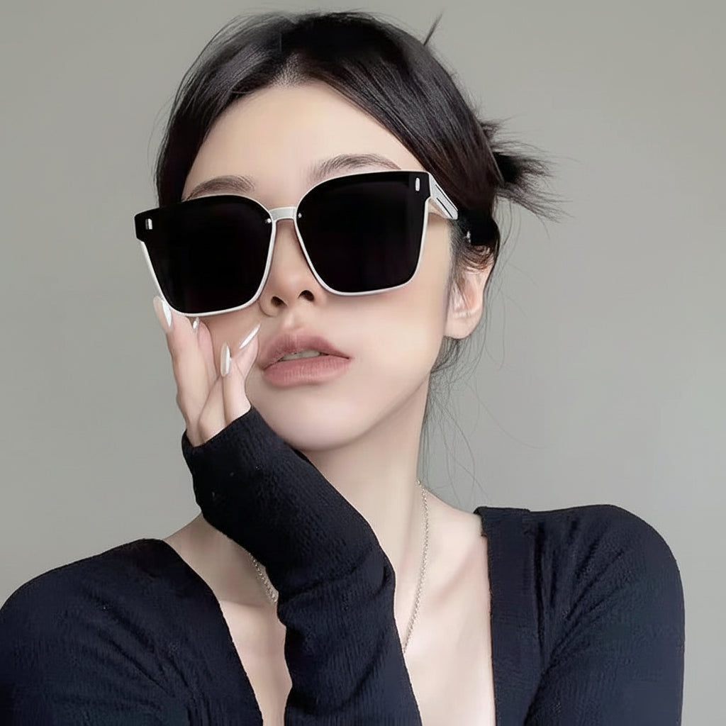 Oversized Square Sunglasses – Polarized