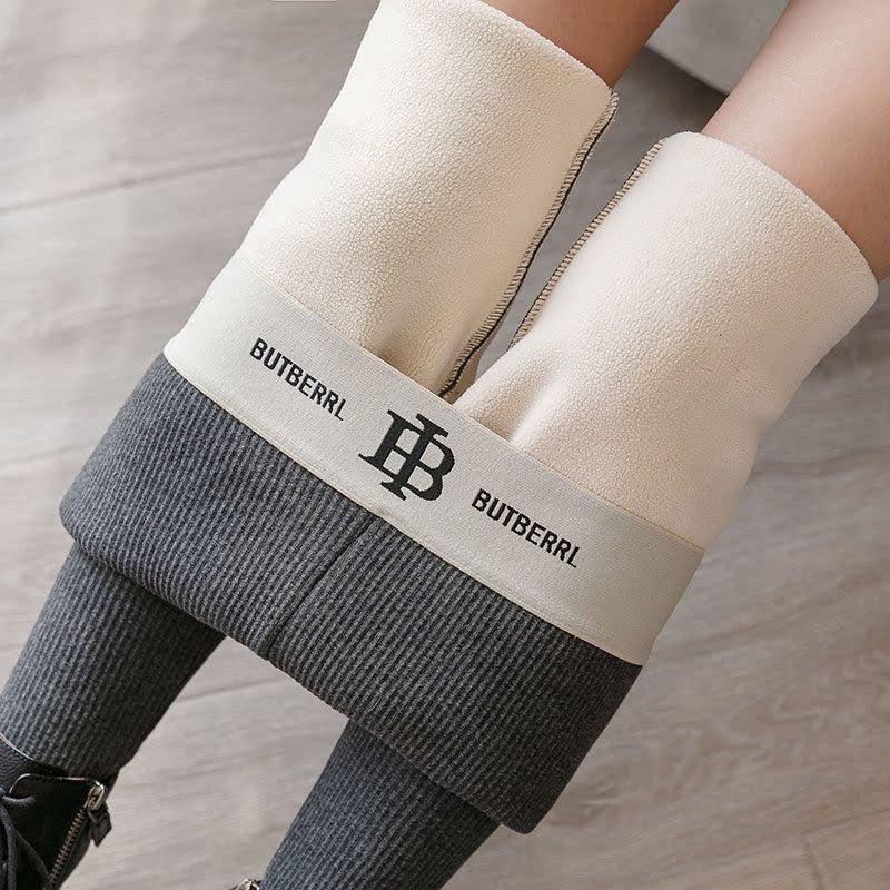 High-Waisted Plush Cotton Leggings