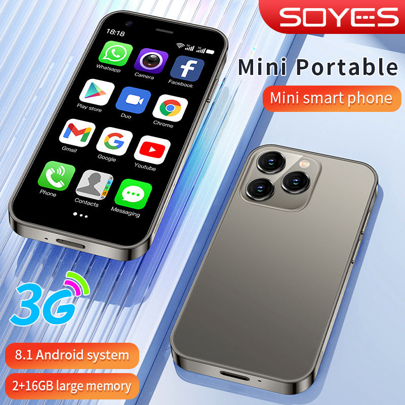 SOYES XS15 3G Android 8.1 Mini Smartphone, Dual SIM, 2GB RAM, 16GB ROM up to 64GB with TF Card, Unlocked