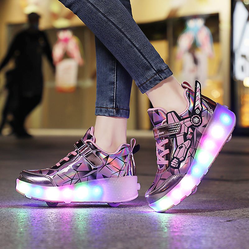 LED light-Up Roller Skate Shoes
