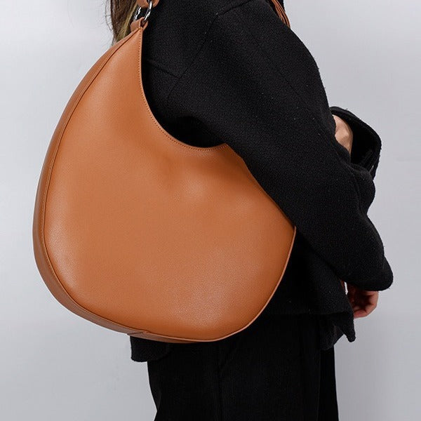 Genuine Leather Underarm Shoulder Bag