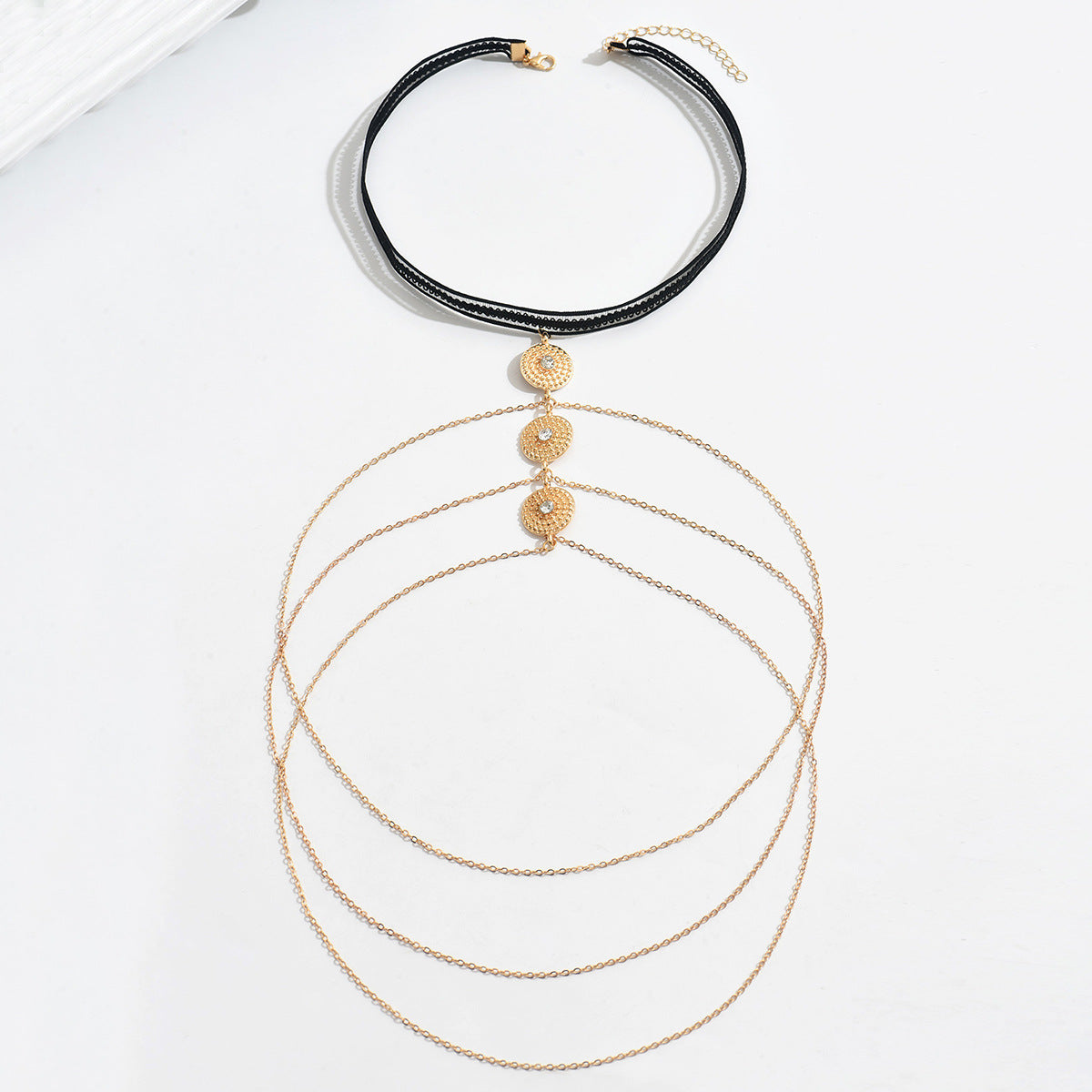 Multi-Layered  Gold-Toned Thigh Chain