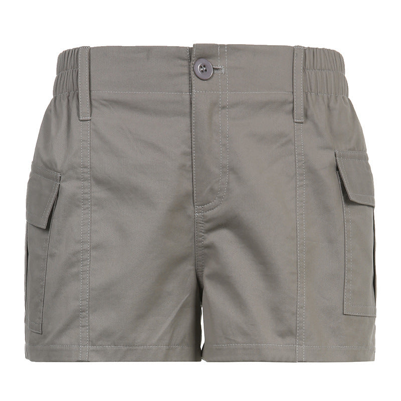 Low-Rise Cargo Shorts