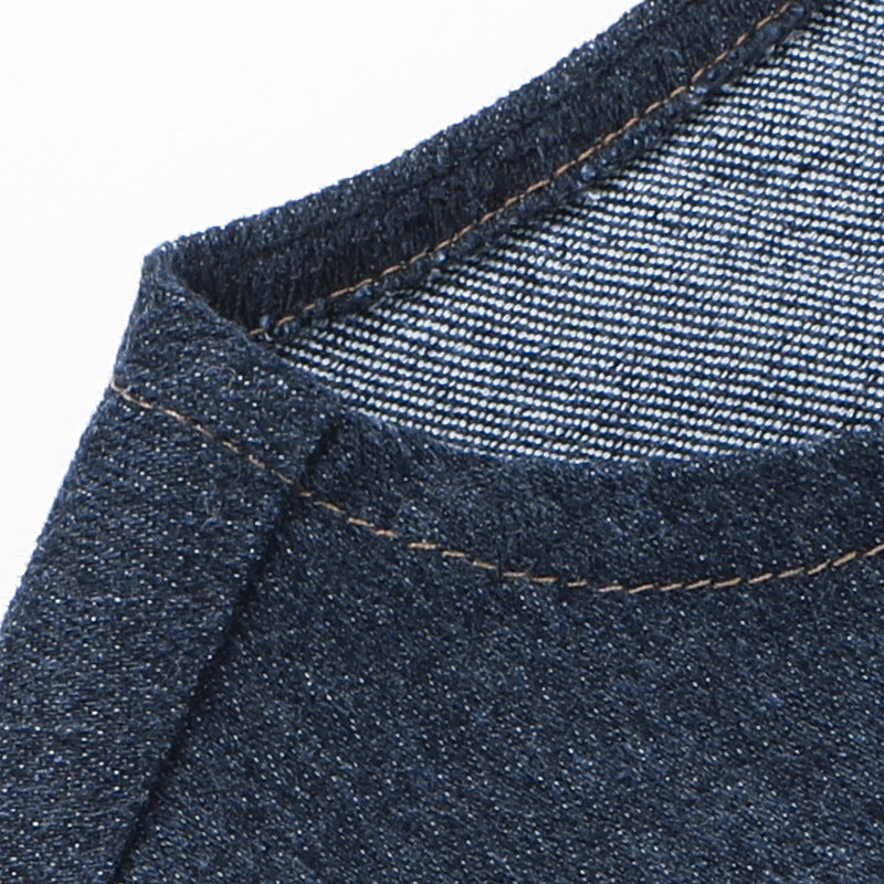 Denim Cut-Out Tank Top