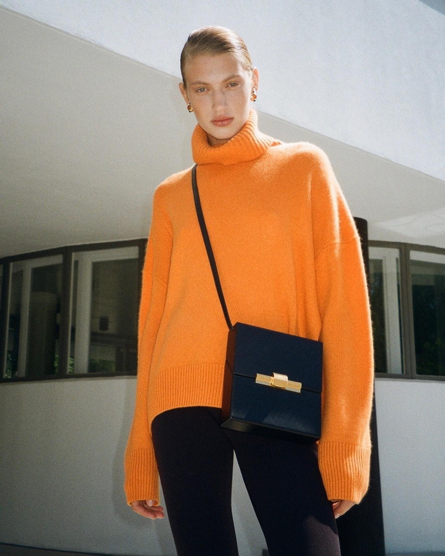 Oversized Wool Turtleneck Sweater