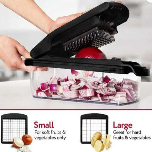 18pcs Multifunction Vegetable Chopper Slicer Grater