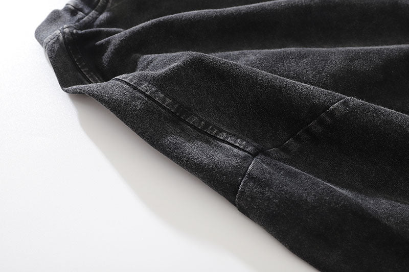 Oversized Vintage-Washed Graphic Tee