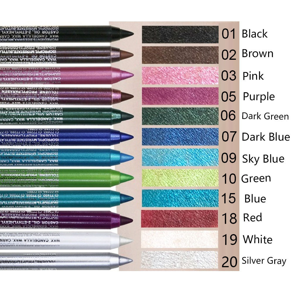 Multi-Colored Eyeliner Pencils